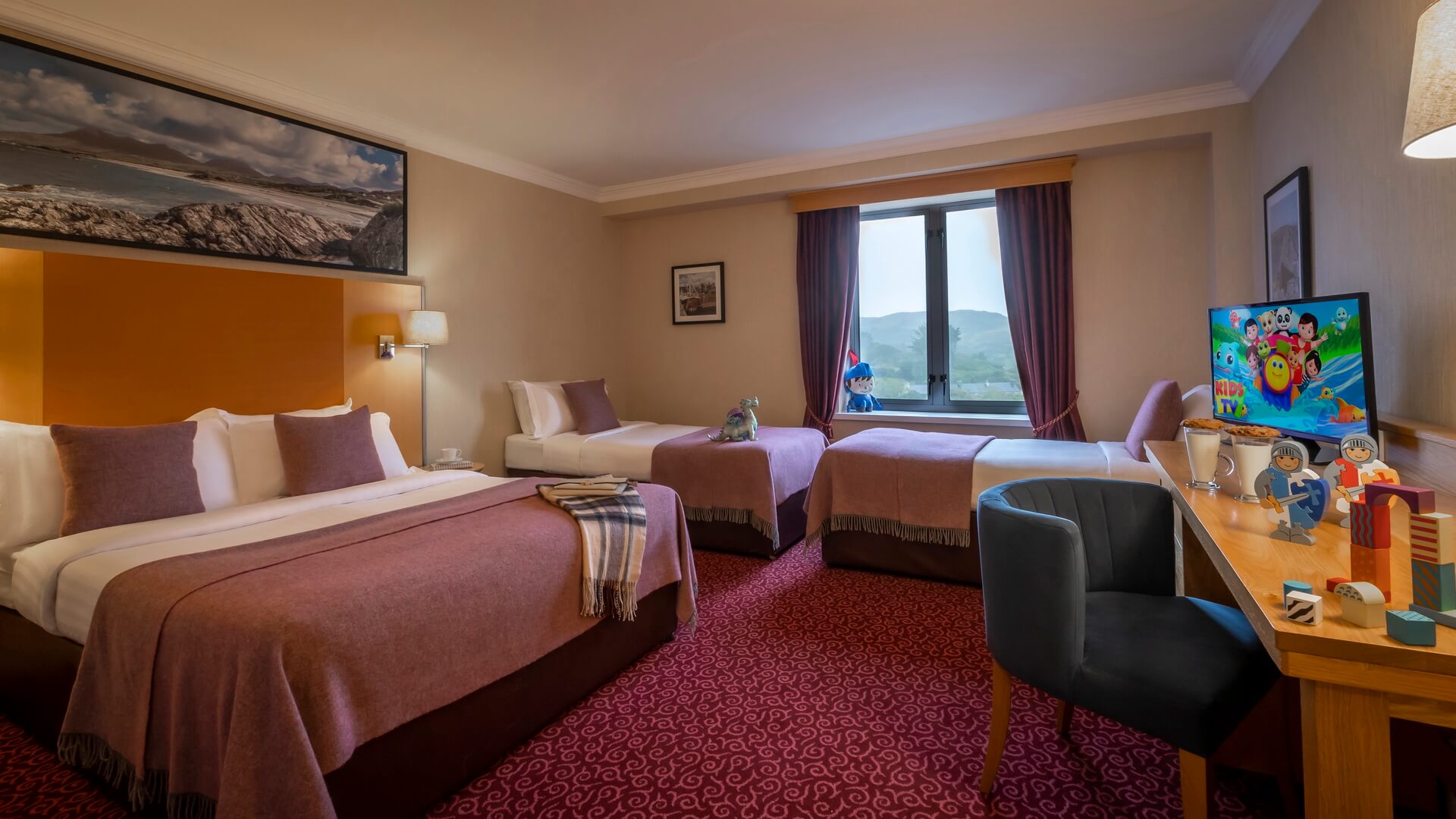 Luxury Family Room in Clifden | The Clifden Station House Hotel